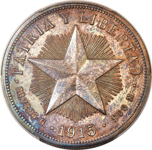 Republic Proof Star Peso 1915 PR63 PCGS