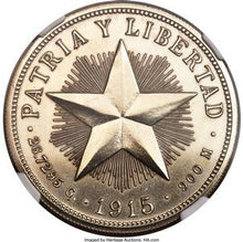 Republic Proof Star Peso 1915 PR62 NGC