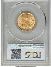 Victoria gold Sovereign 1870-SYDNEY MS61 PCGS