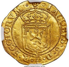 James VI (I) gold Sword and Scepter 1601 UNC Details (Scratches) NGC