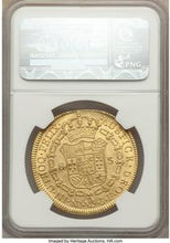 Ferdinand VII gold 8 Escudos 1819 NR-JF MS60 NGC