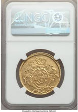 João Prince Regent gold 6400 Reis 1809-R MS61 NGC