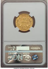 Victoria gold Sovereign 1864-SYDNEY AU58 NGC