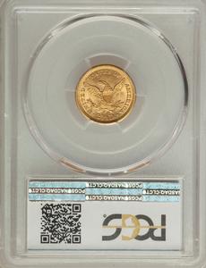 1906 $2 1/2 MS66 PCGS. PCGS Population: (268/71). NGC Census: (262/84). CDN: $850 Whsle. Bid for problem-free NGC/PCGS MS66