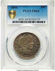 1894 50C PR64 PCGS Secure