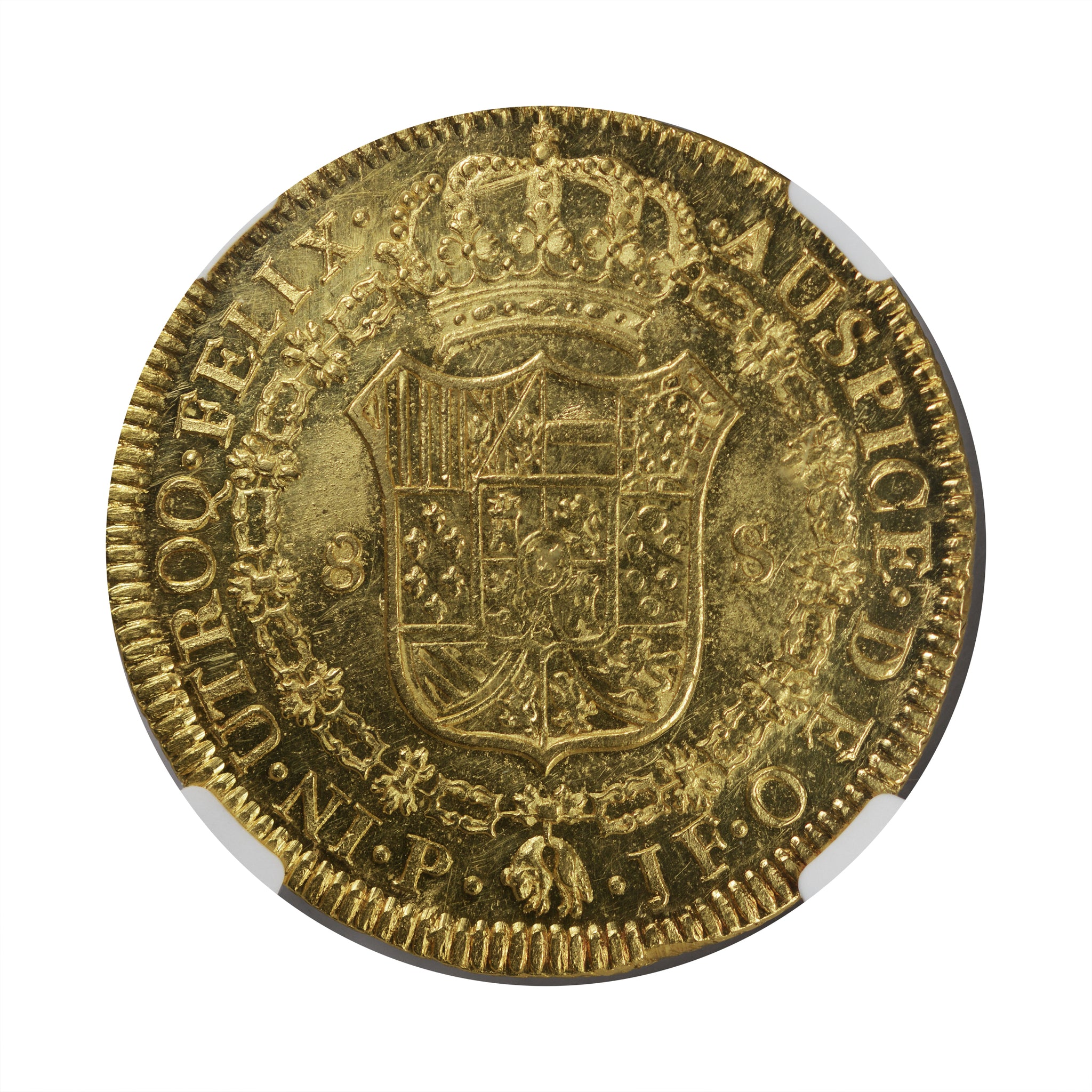 Colombia - Gold 8 Escudos 1807-P JF MS-61 NGC - Coin – Powell Coins